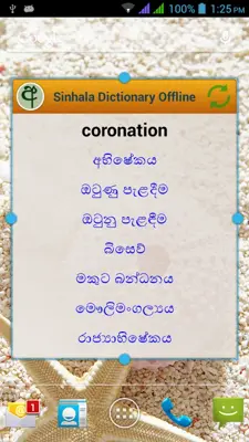 Sinhala Dictionary Offline android App screenshot 0